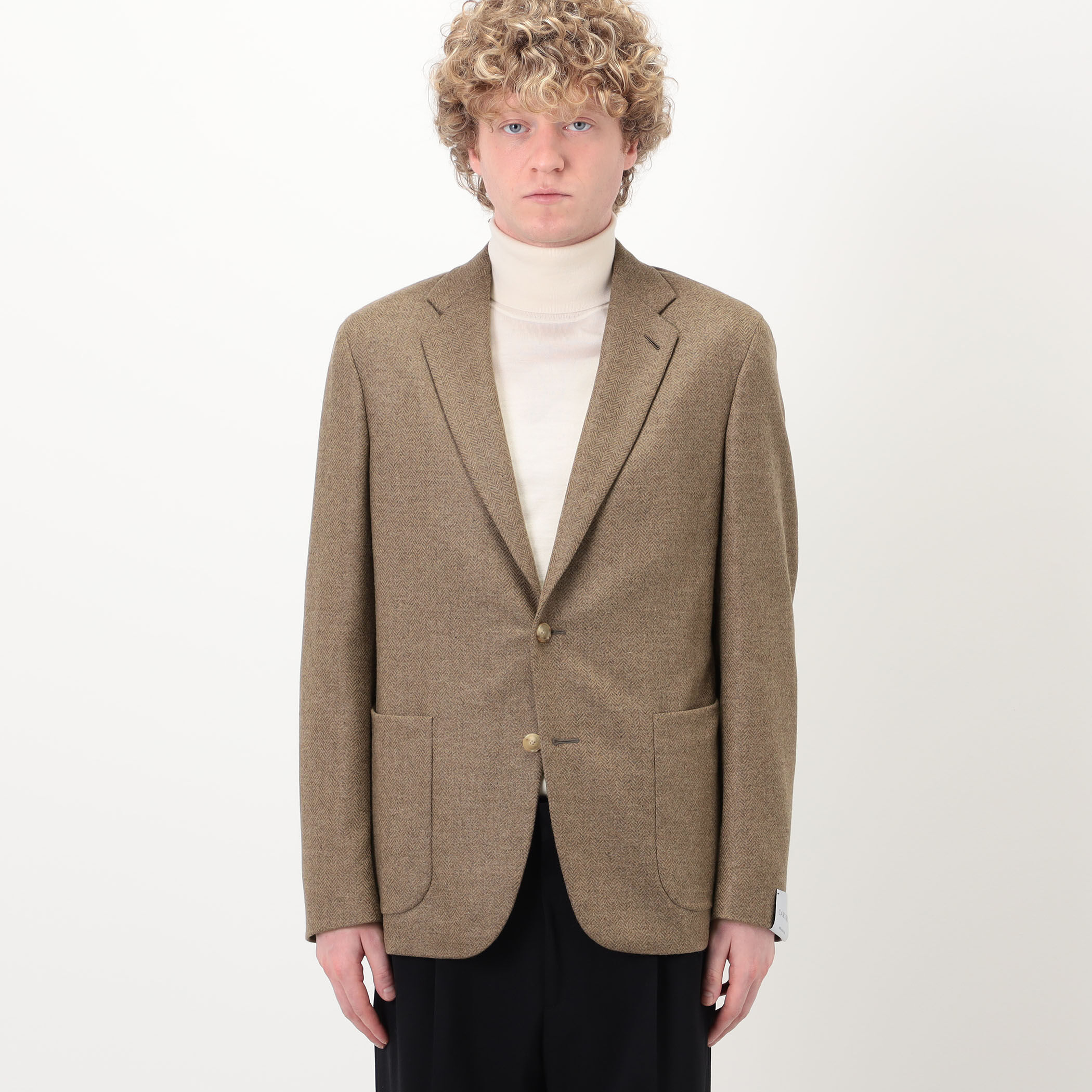 CARUSO ZERO JACKET シングルブレステッド2Bジャケット
