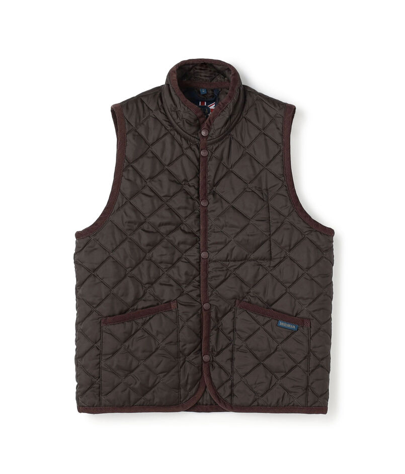 LAVENHAM Mickfield Mens 22 Rc ポリエステル キルティングベスト