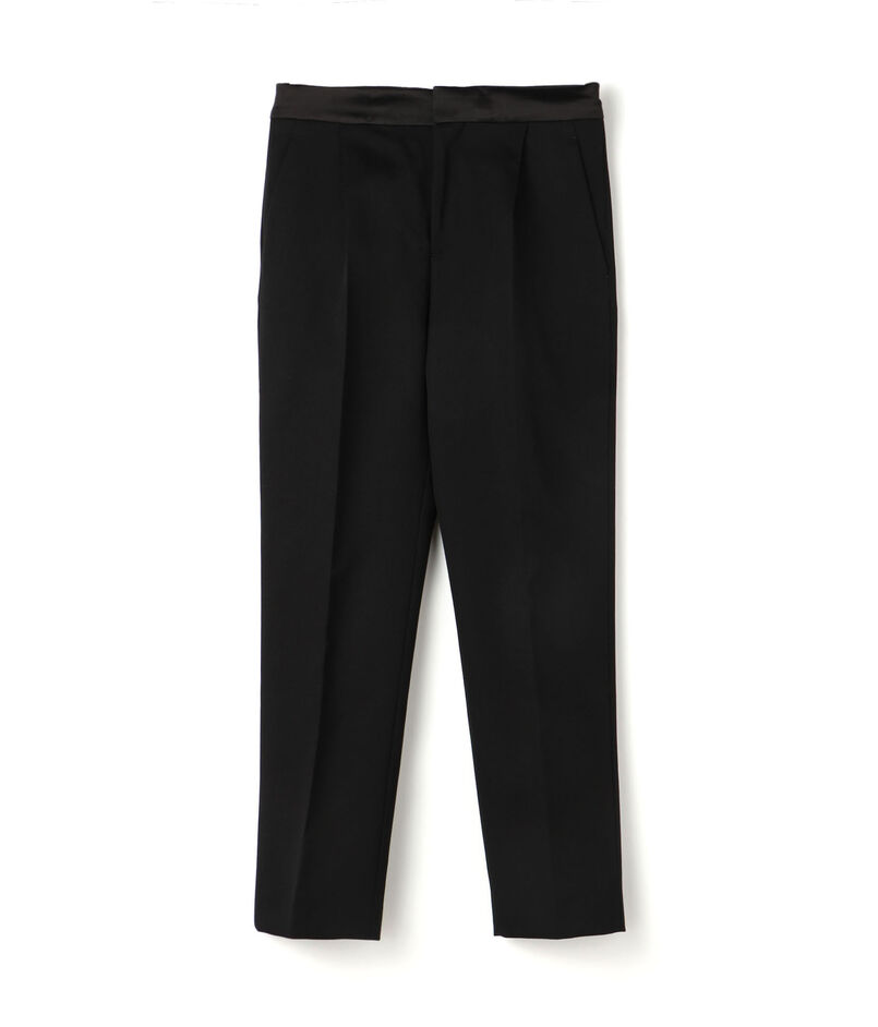 ウールツイル 1タックテーパードパンツ