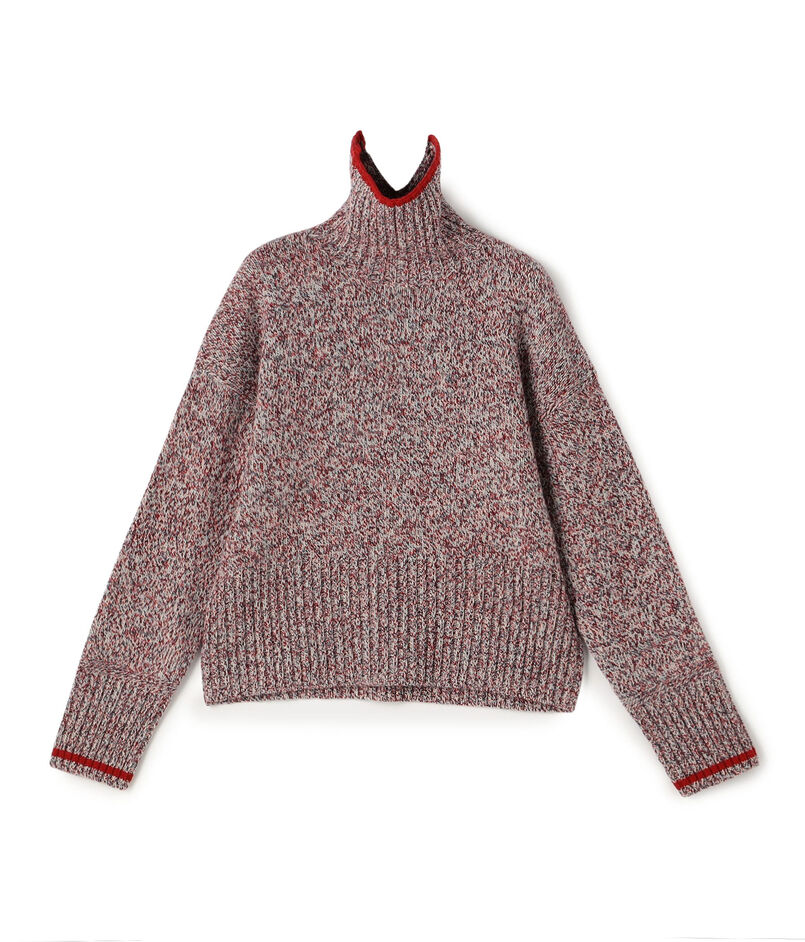 ファインラムズウール タートルネックプルオーバー