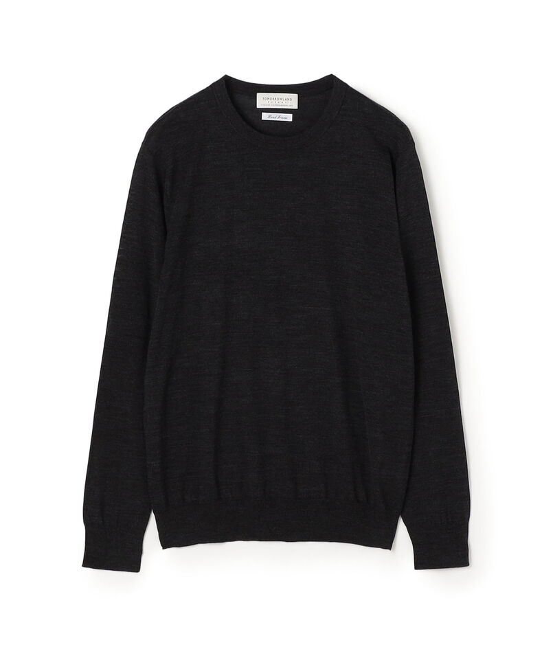 TOMORROWLAND tricot スーパーファインメリノウール クルーネックニット S-WOOL