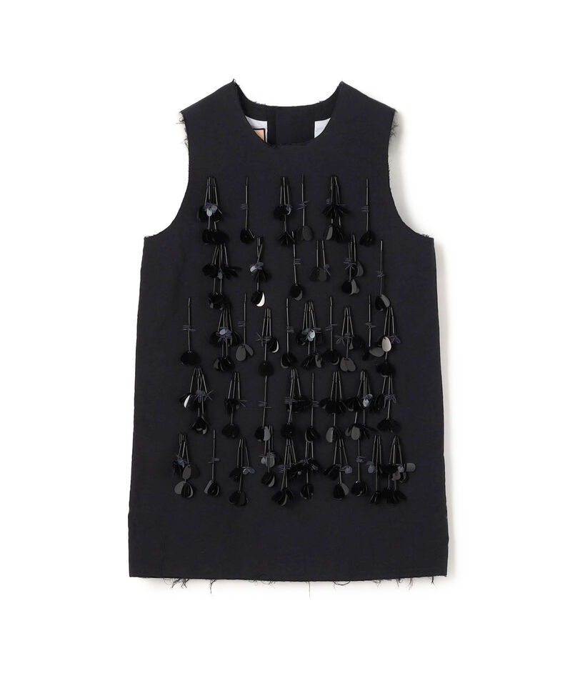 PLAN C SLEEVLESS TOP ナイロン スリーブレストップ