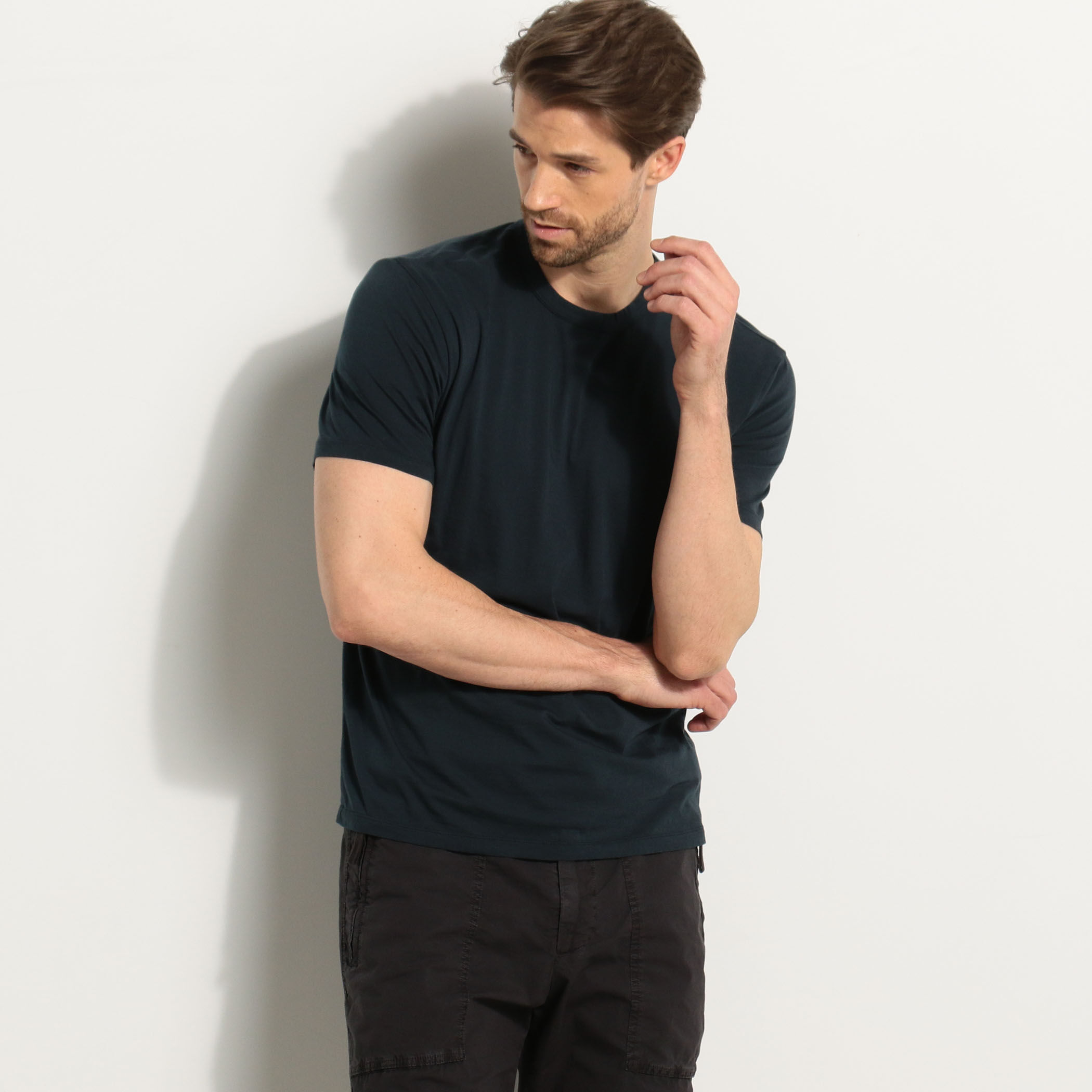 リュクス ジャージークルーネックTシャツ MELJ3199