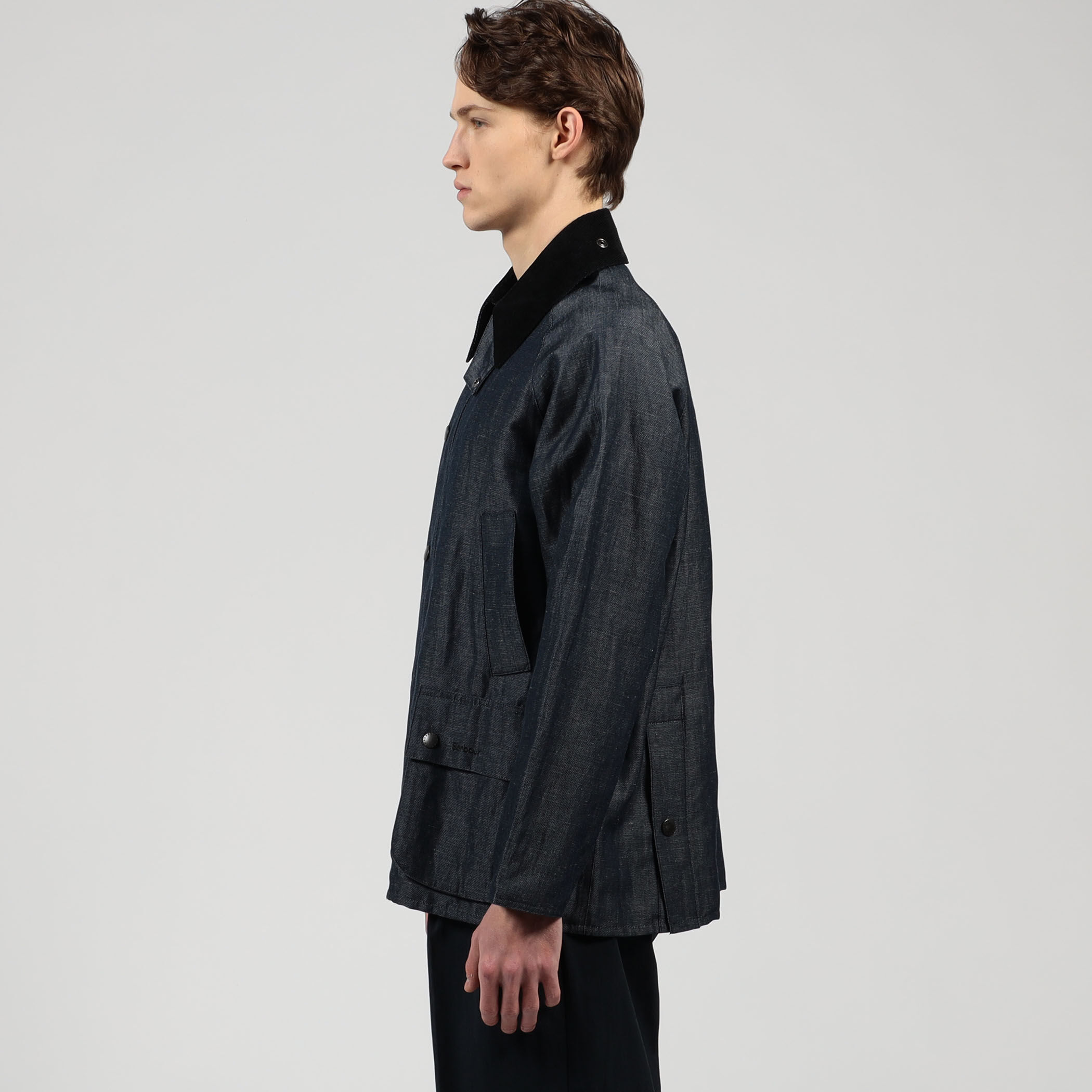 別注】Barbour Classic BEDALE ウールリネン ブルゾン DORMEUIL