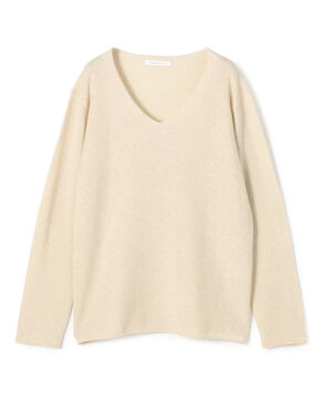 スコットランドカシミヤ Vネックプルオーバー
