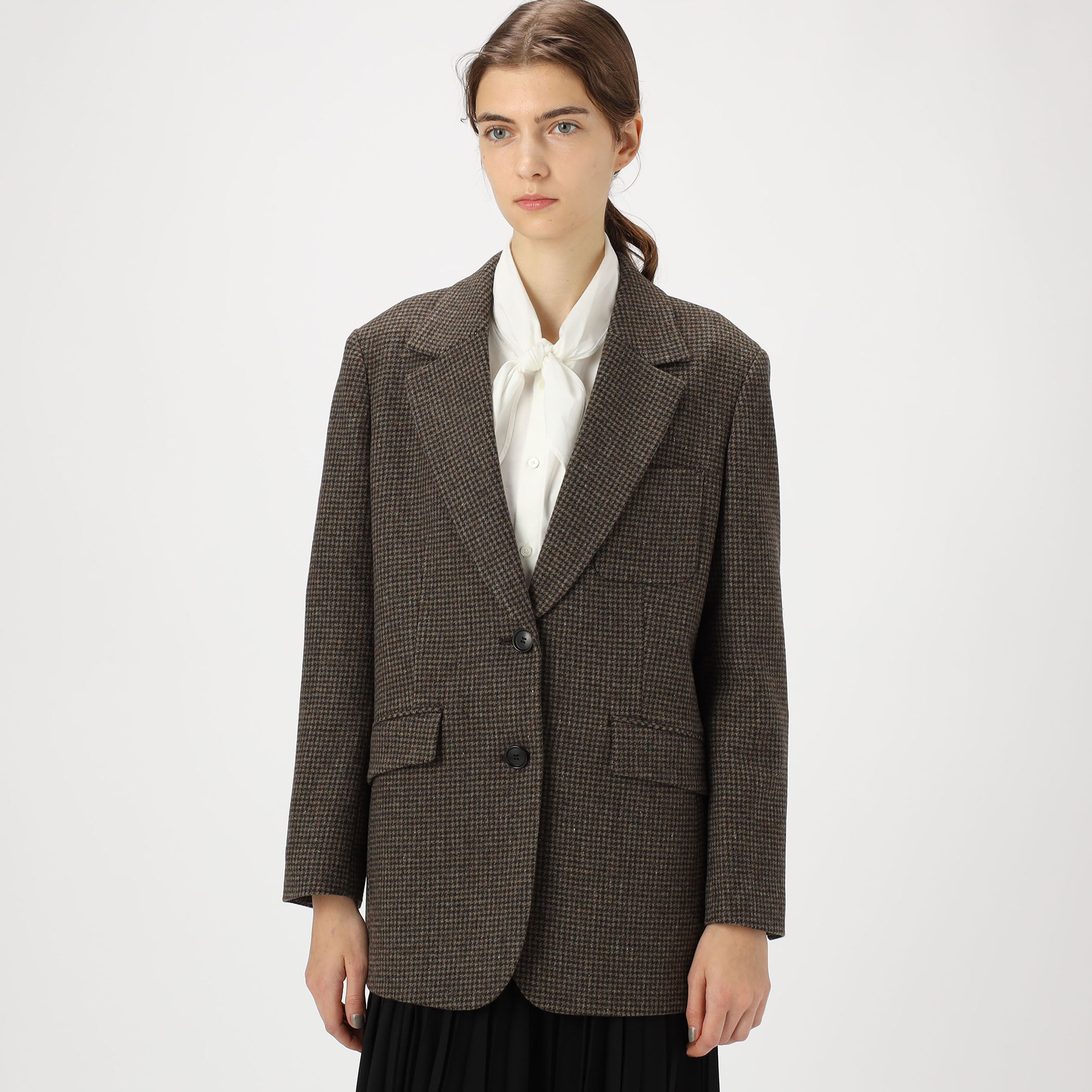 フレンチウールツイード テーラードジャケット｜トゥモローランド 公式通販