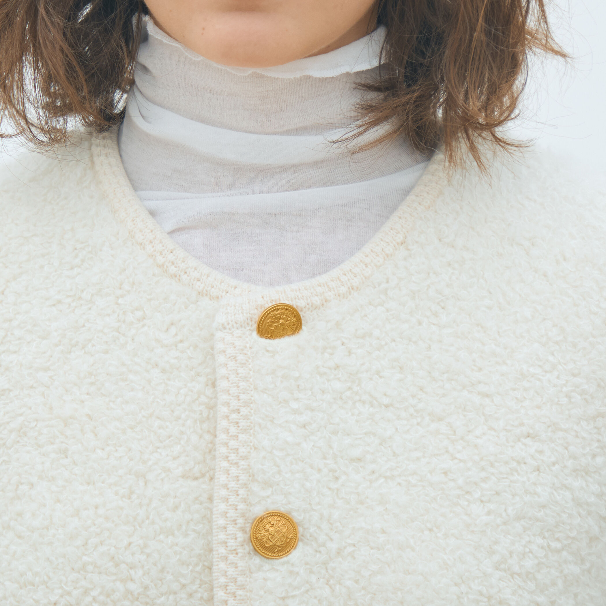 ムートン ロングジレ｜トゥモローランド 公式通販