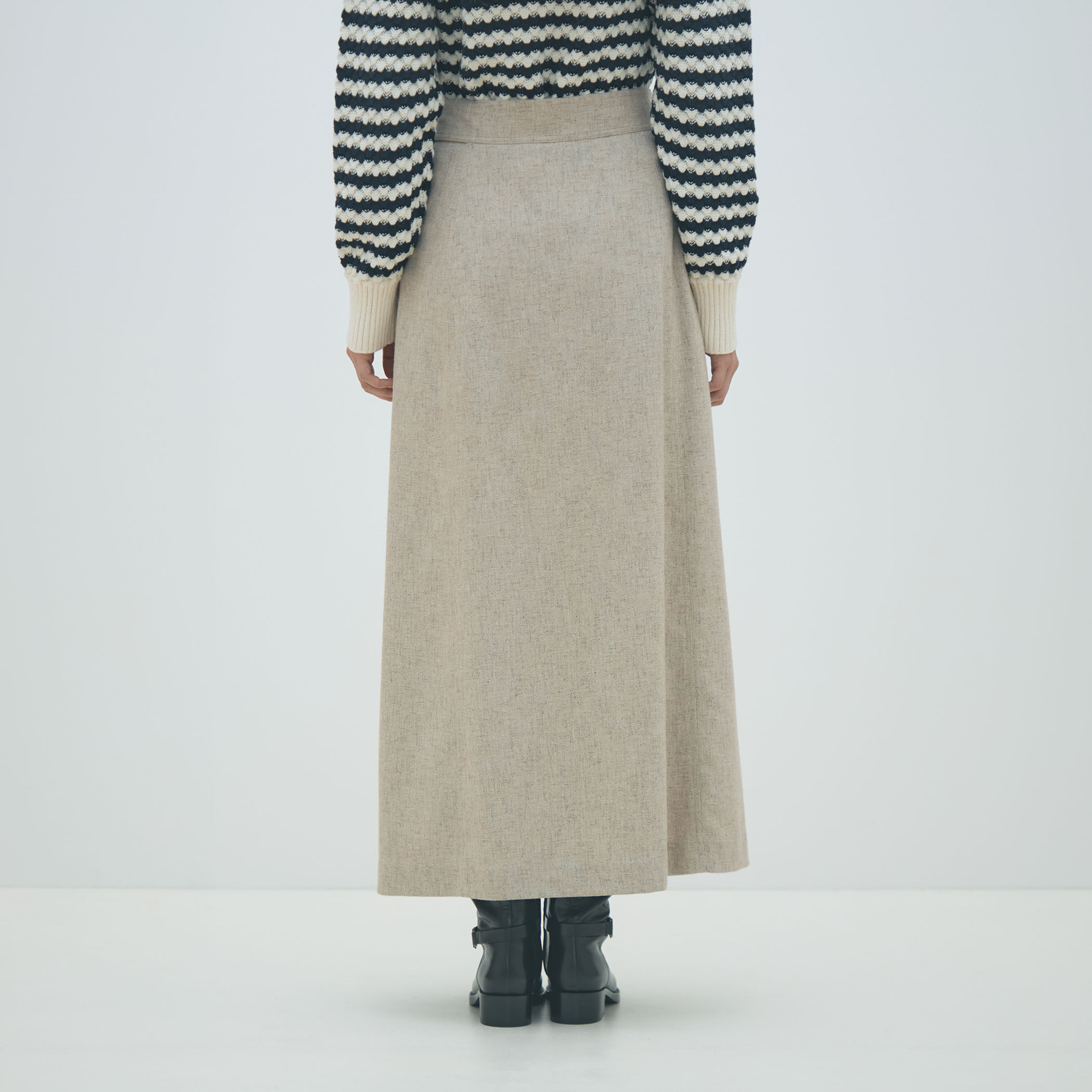 ◆mai ネップツイード マキシスカート｜トゥモローランド 公式通販