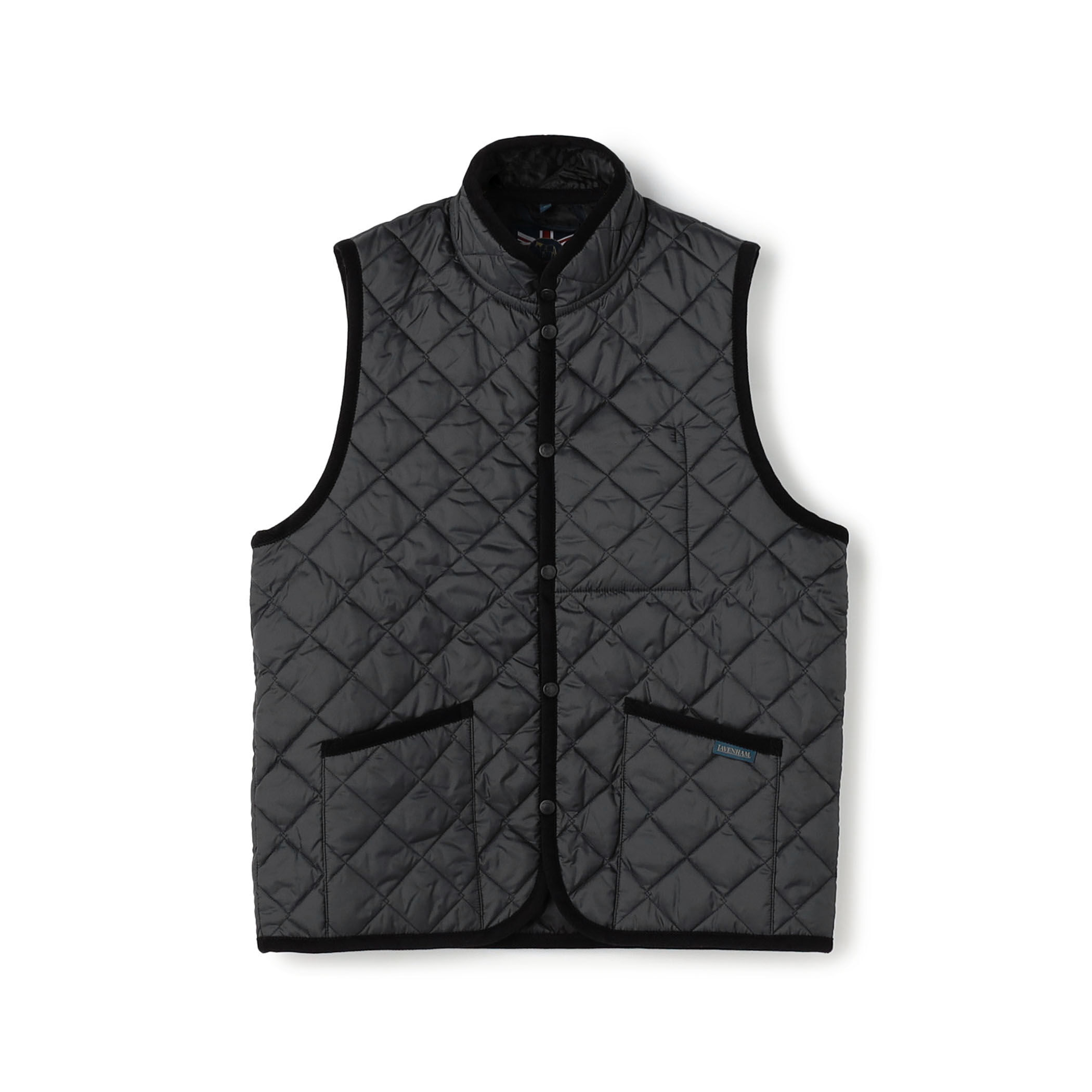 LAVENHAM Mickfield Mens 22 Rc ポリエステル キルティングベスト