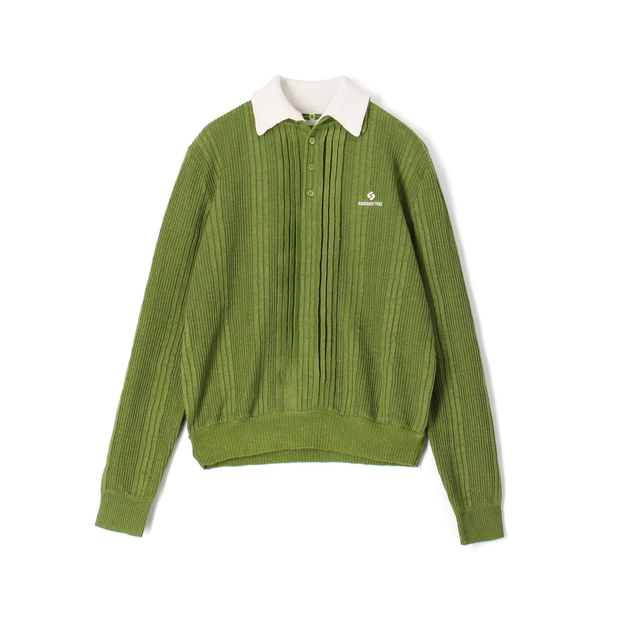 新品 SHUSHUTONGシュシュトング　ニットポロ SHUSHU/TONG Collar Knit Pullover ポロニット｜トゥモローランド 公式