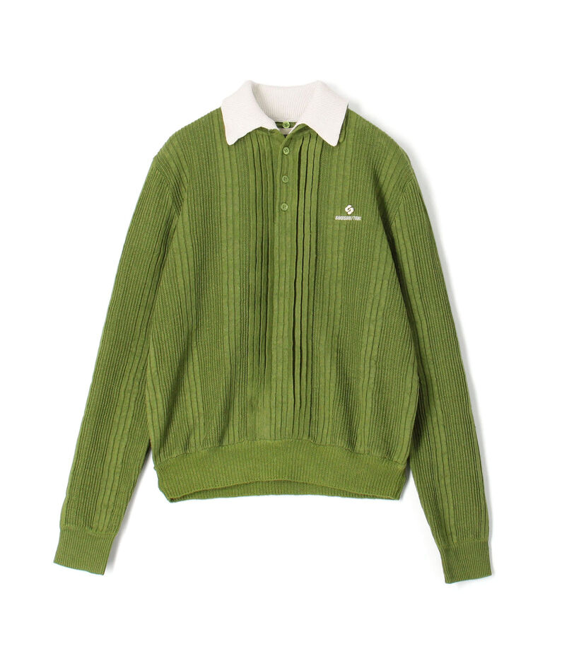 SHUSHU/TONG Collar Knit Pullover ポロニット