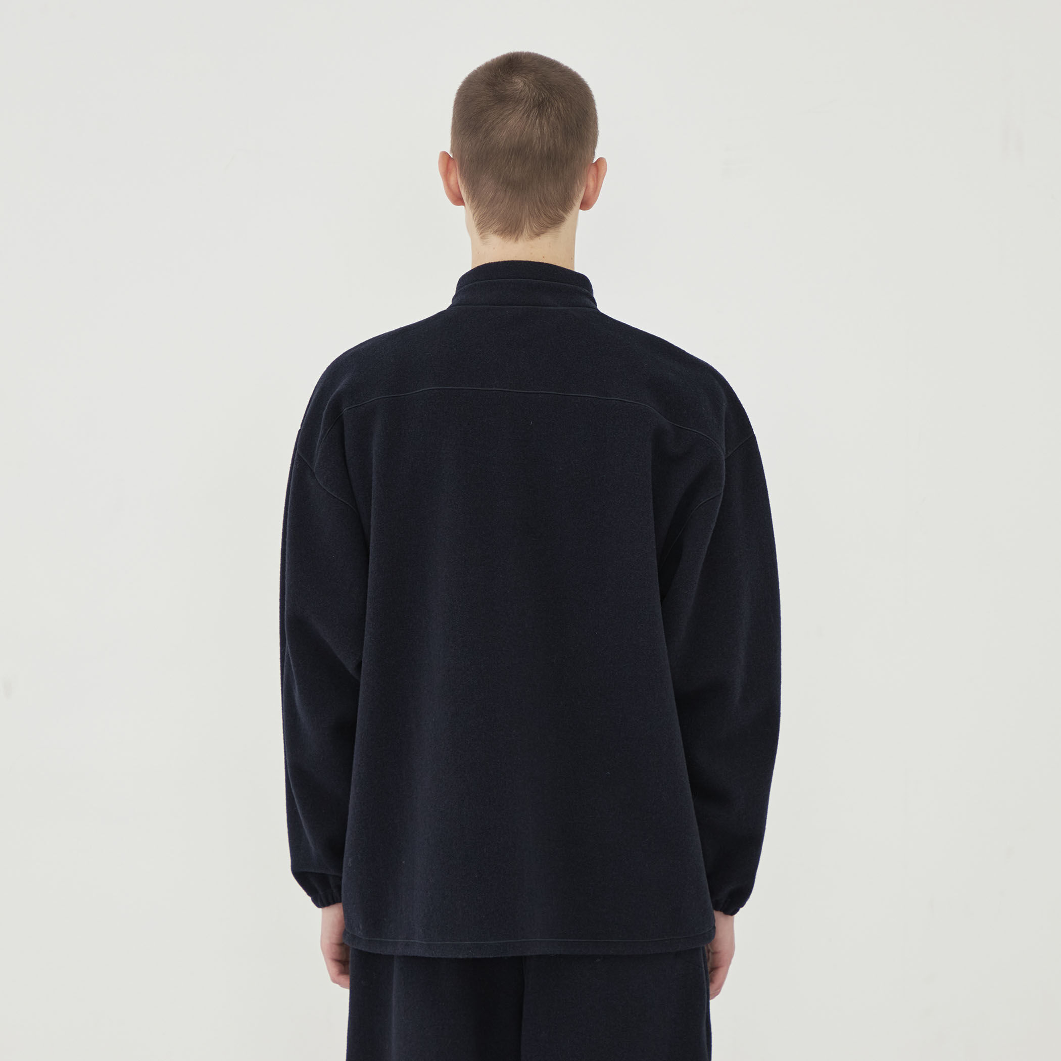 ウールカシミヤフリース ハーフジッププルオーバー｜トゥモローランド