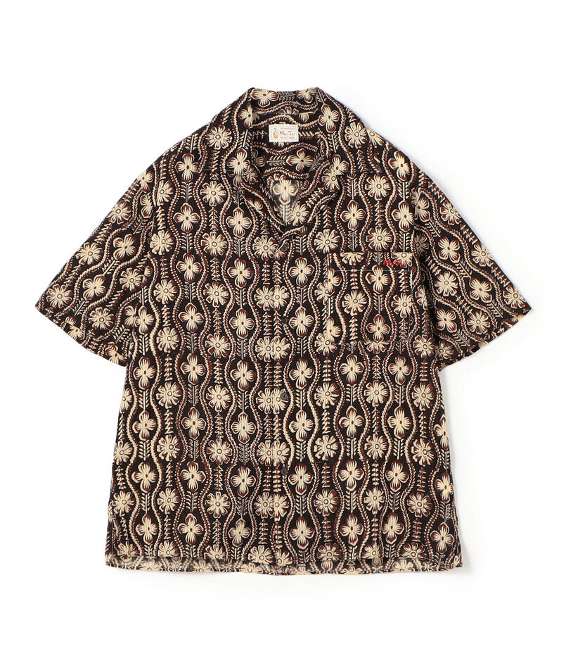 Mai Tai ブロックプリント 開襟シャツ