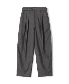 LEMAIRE  BELTED PLEATED PANTS