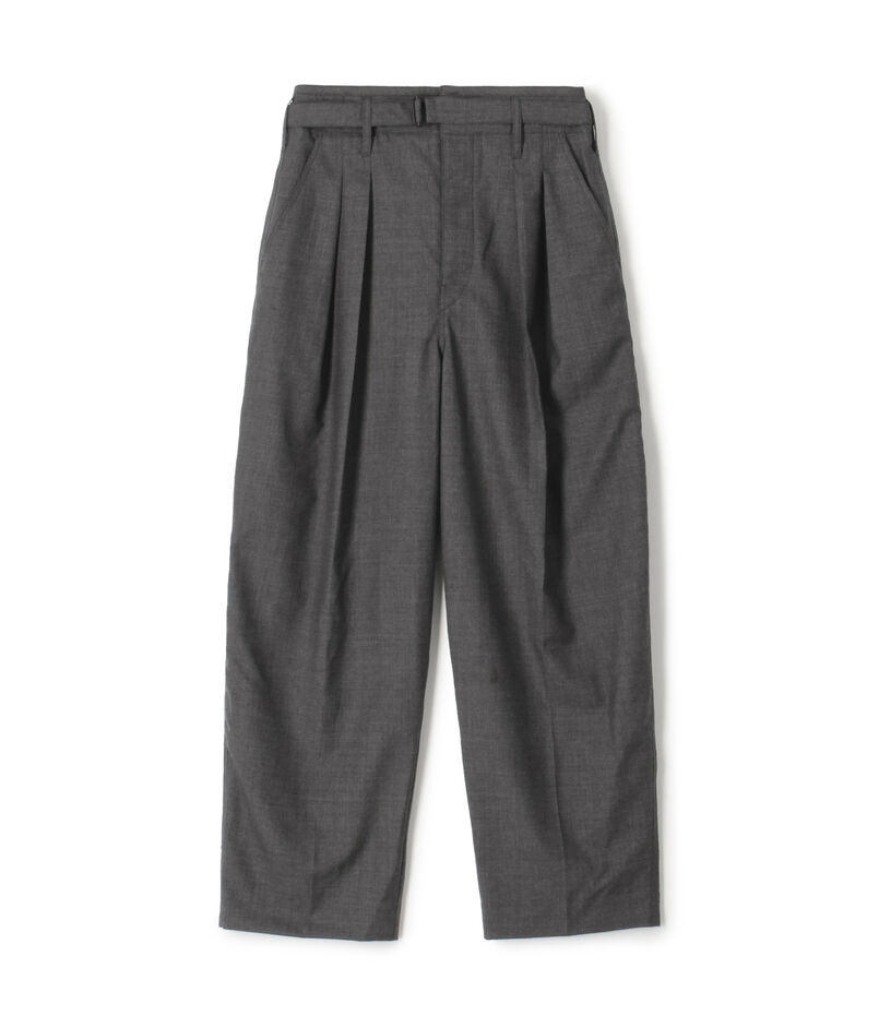 LEMAIRE  BELTED PLEATED PANTS