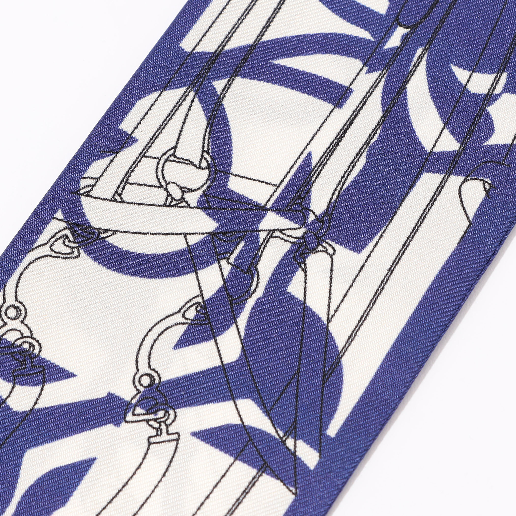 Atelier TOMORROWLAND BIT MOTIF BANDEAU シルクスカーフ