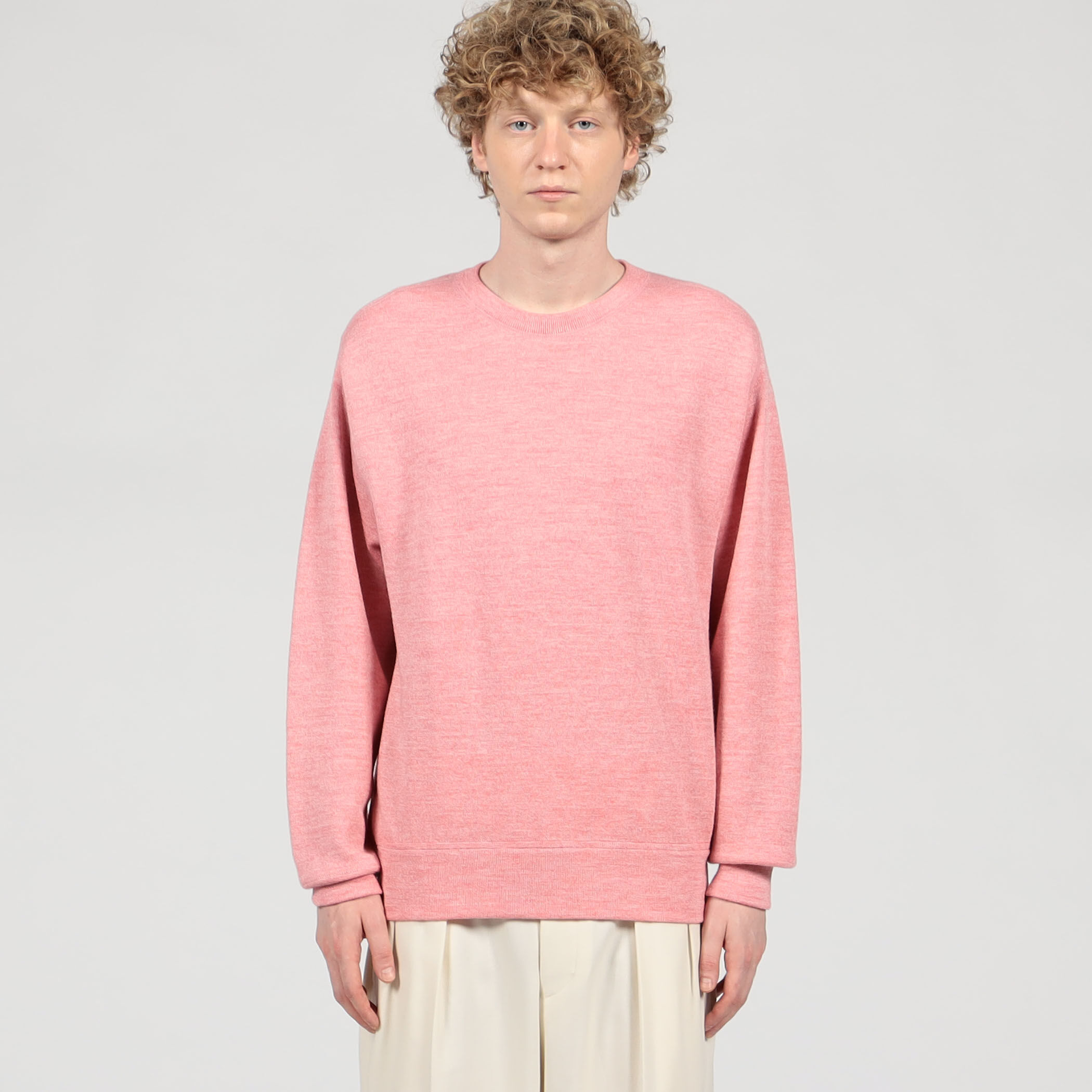 □TOMORROWLAND Tricot ウールラミー クルーネックプルオーバー