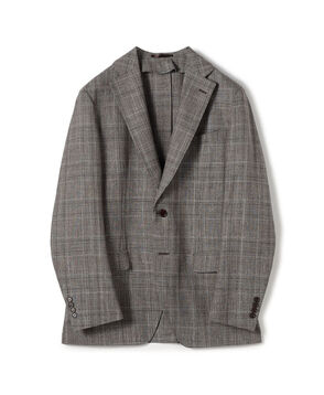 SUMMER TIME ウールシルクリネン シングルブレステッド 2Bジャケット LORO PIANA