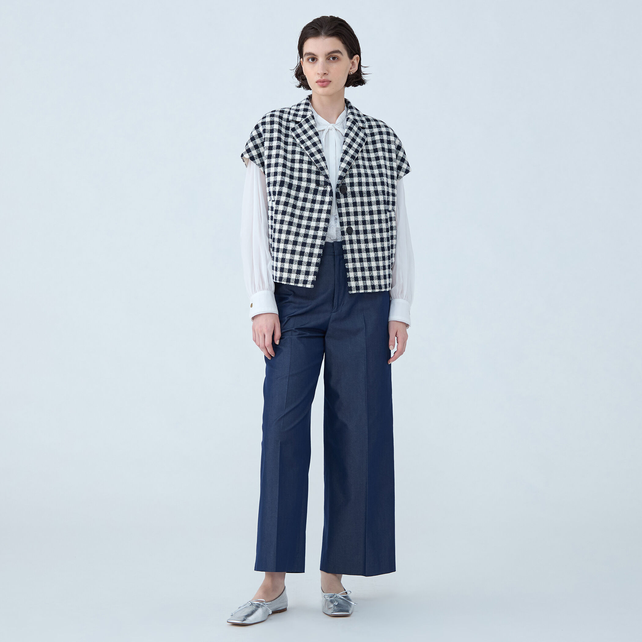 タムタムギンガム ノッチドカラージレ｜トゥモローランド 公式通販