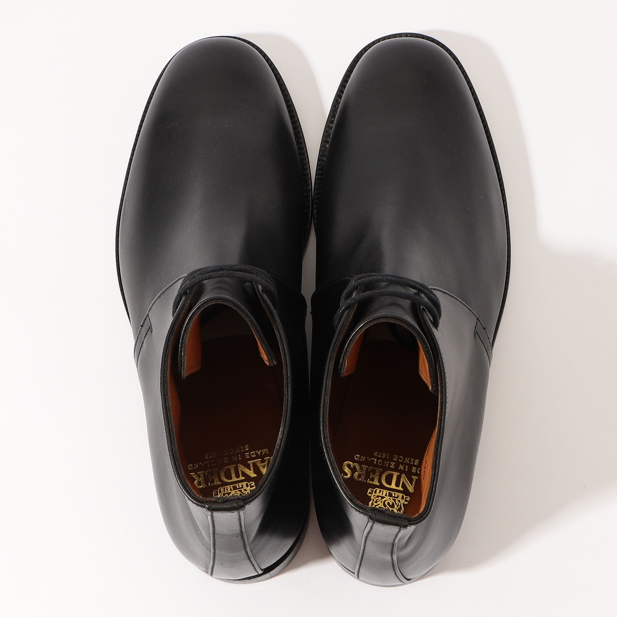 別注】SANDERS GEORGE BOOTS 3アイレットレースアップブーツ