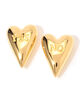 avgvst Yes-no Heart Studs ゴールドピアス