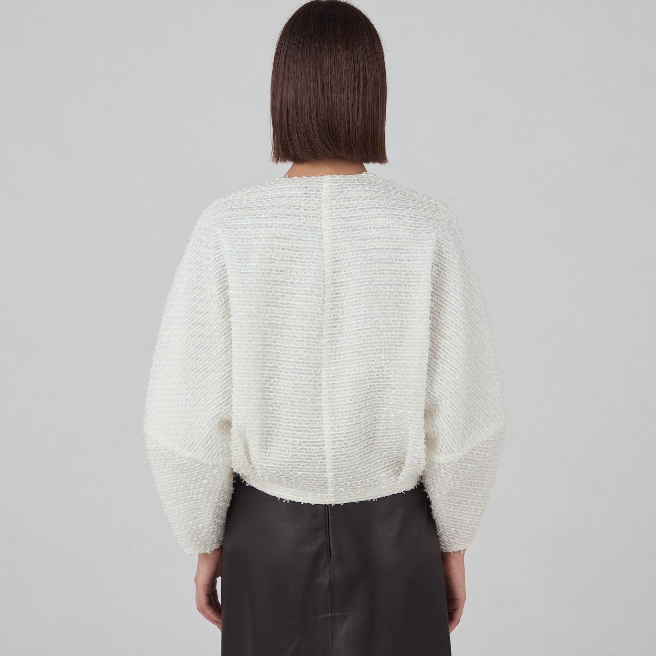 美品 トゥモローランド 24AW ファンシーオーガンジー バルーンブルゾン ファンシーオーガンジー バルーンブルゾン｜トゥモローランド