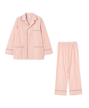 コットンブロードストライプ パジャマ（ウィメンズ）