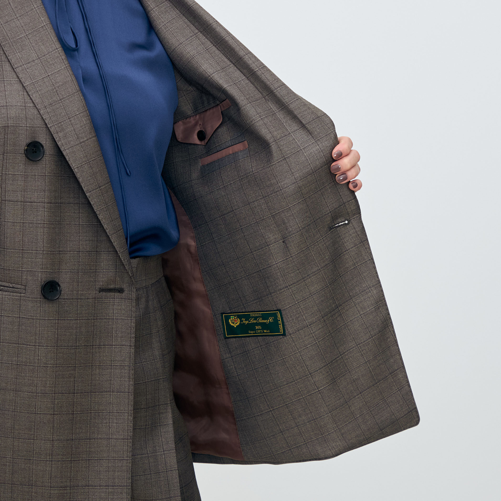 365 GLEN CHECK ダブルブレストジャケット｜トゥモローランド 公式サイト