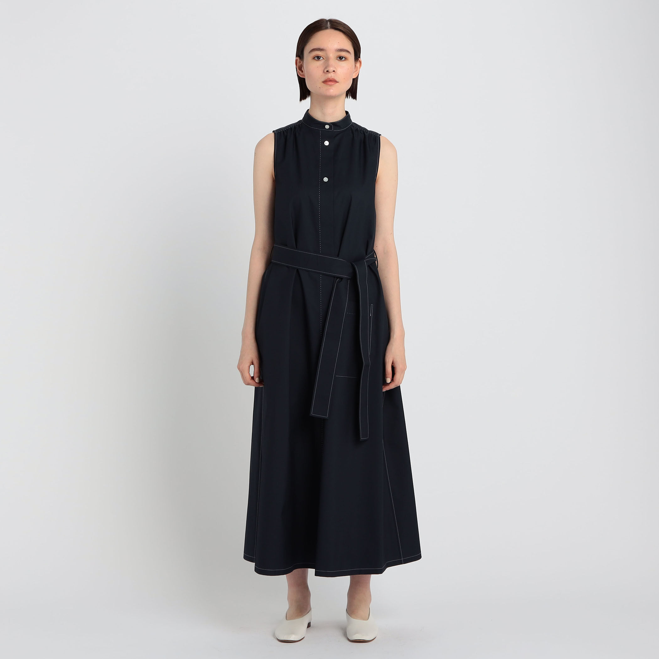 CABaN トゥモローランド コットンポリエステルツイル シャツ