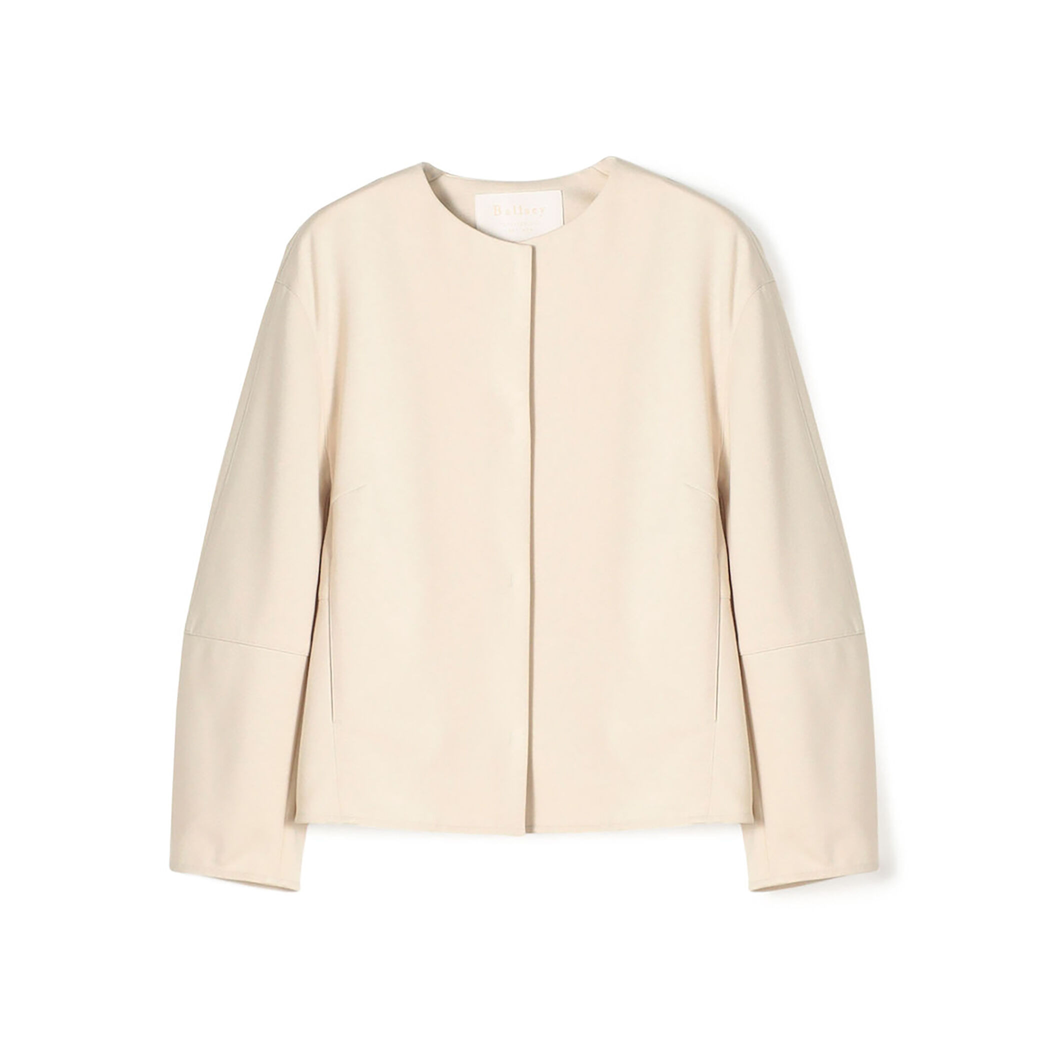 トゥモローランド TOMORROWLAND ポワンピケ ペプラムジャケット　白 TOMORROWLAND collection（トゥモローランドコレクション）の