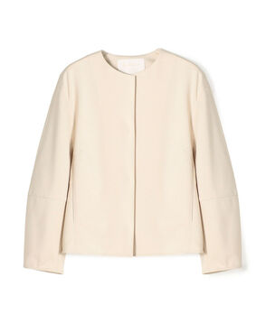 コットンアムンゼン バックペプラムジャケット