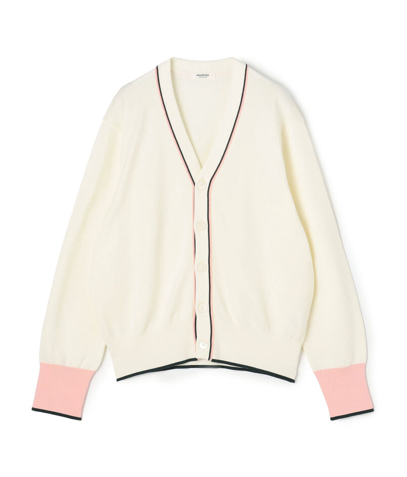 ドライコットン Vネックカーディガン