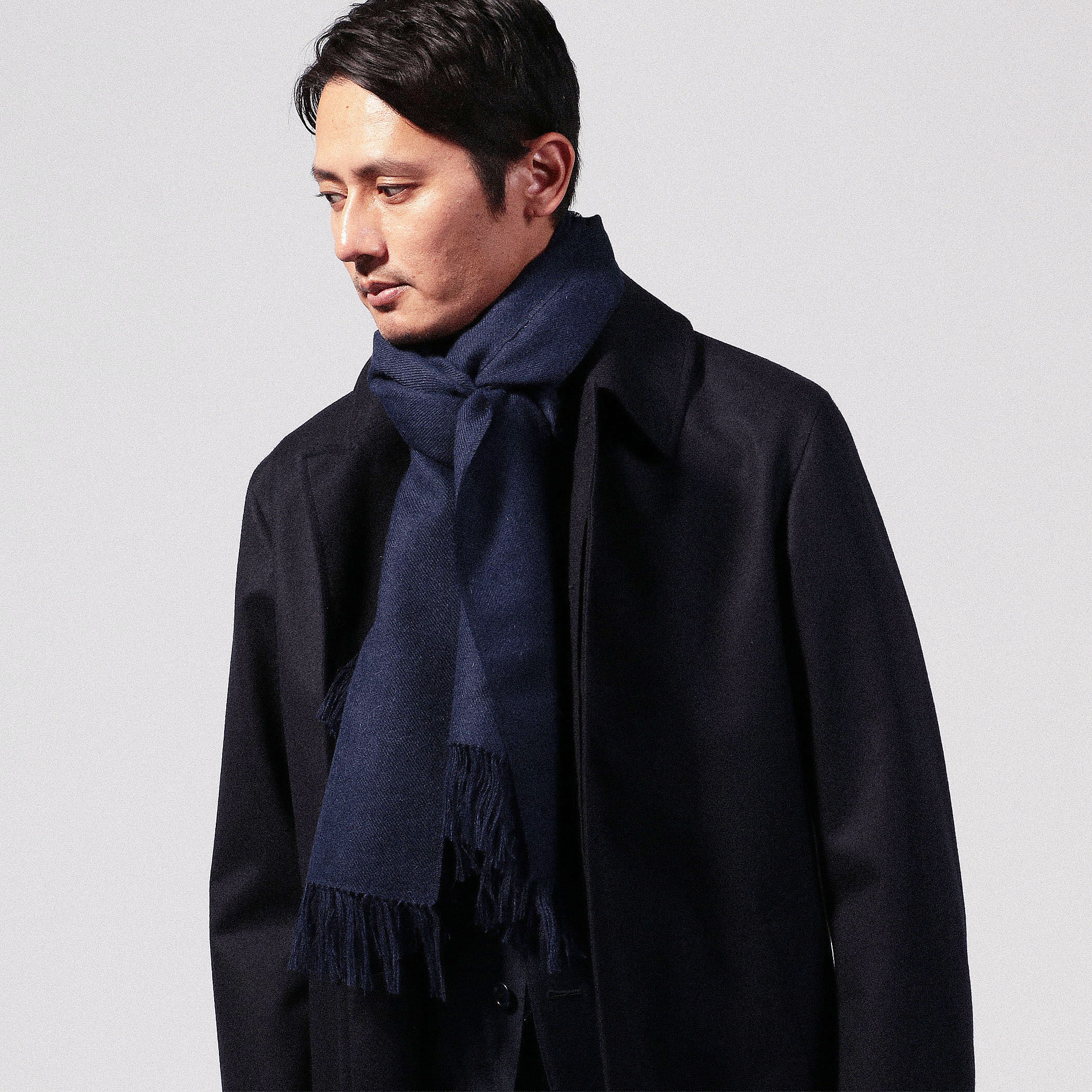 THE INOUE BROTHERS Non Brushed Large Stole アルパカ