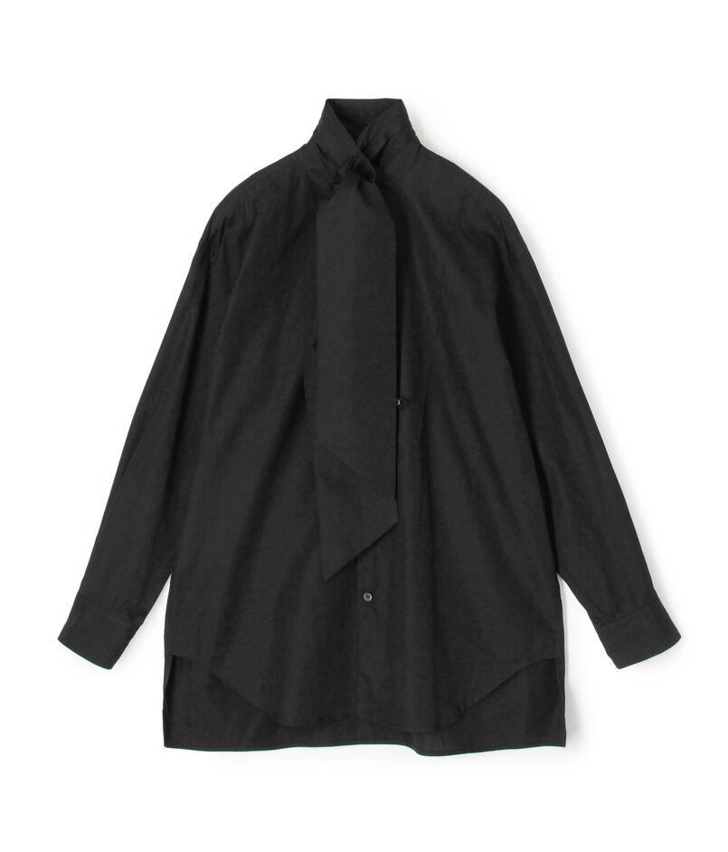 【別注】The CLASIK TIE NECK BOSOM SHIRT ボウタイシャツ