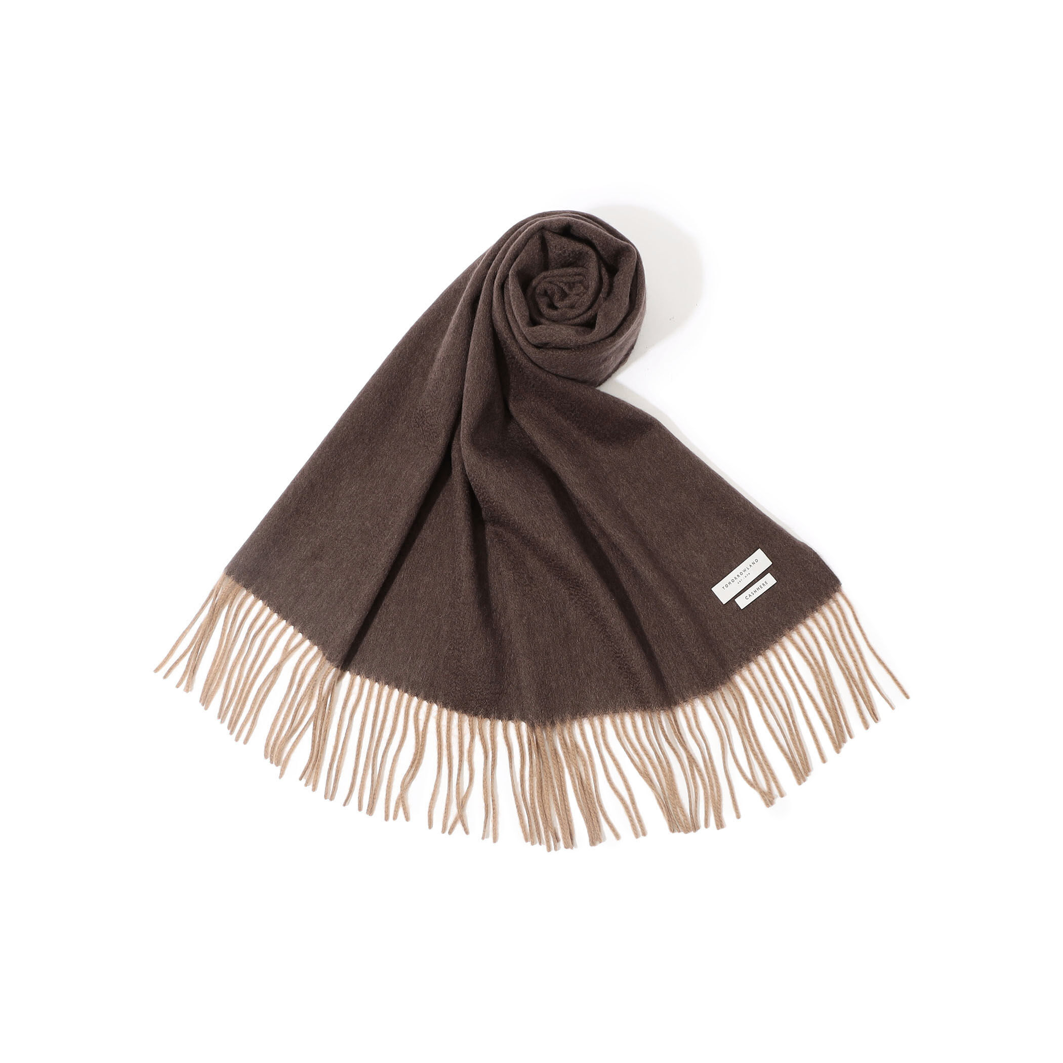 TOMORROWLAND カシミヤ シングルリバー ソリッドマフラー