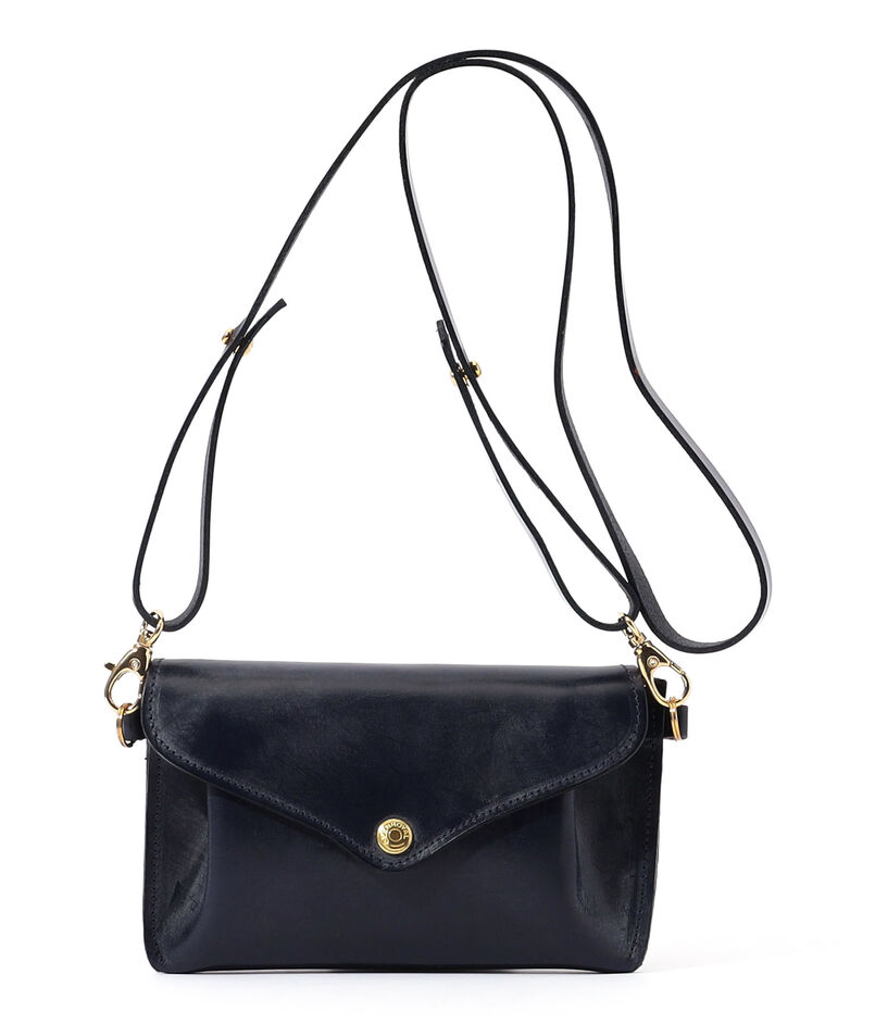 【別注】GLENROYAL MEDIUM PURSE WITH STRAP ブライドルレザー ショルダーミニバッグ