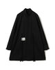 ALMOSTBLACK WOVEN RMK PRNT ロングシャツコート
