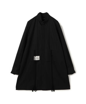 ALMOSTBLACK WOVEN RMK PRNT ロングシャツコート
