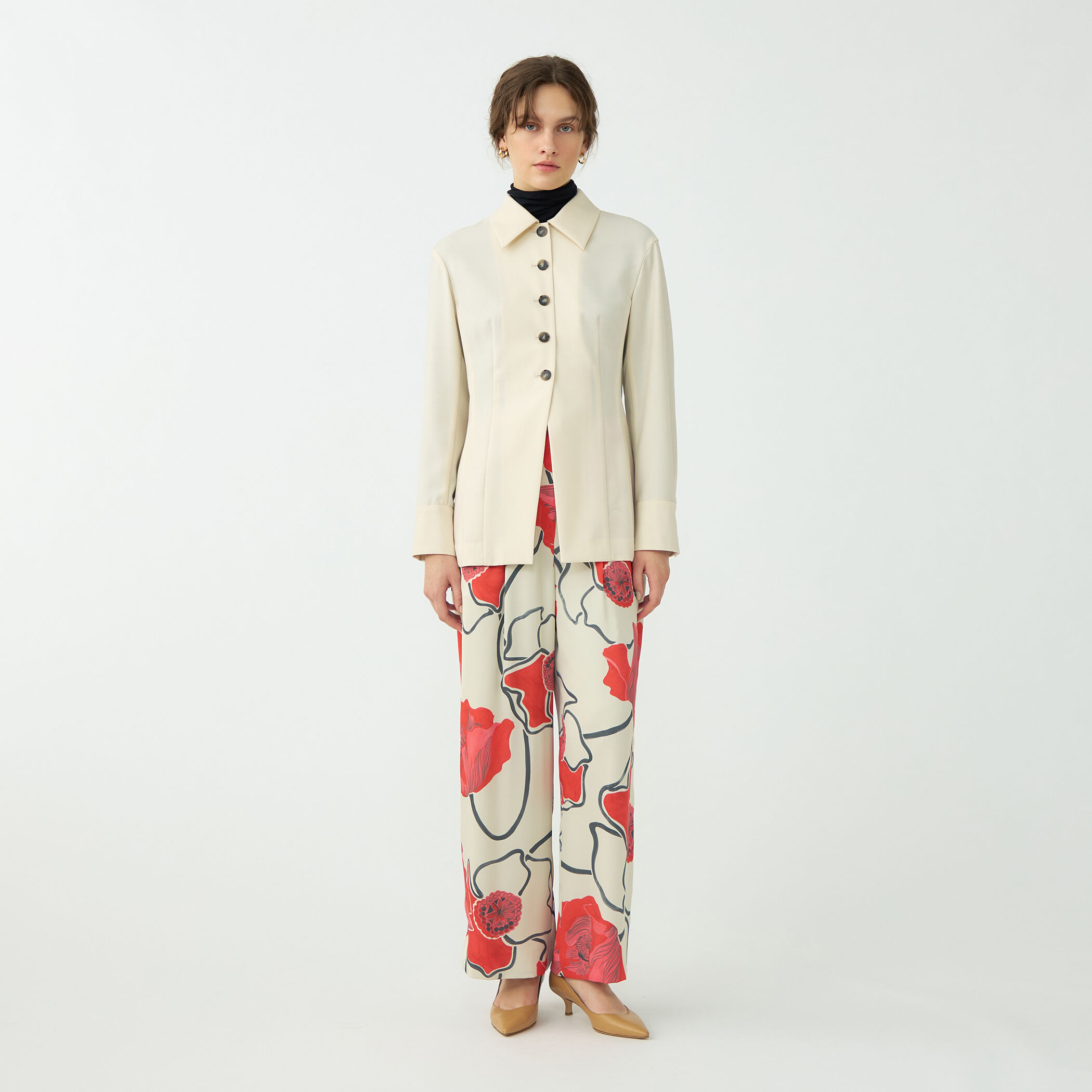 ハイツイストビエラ ステンカラーシャツジャケット｜トゥモローランド