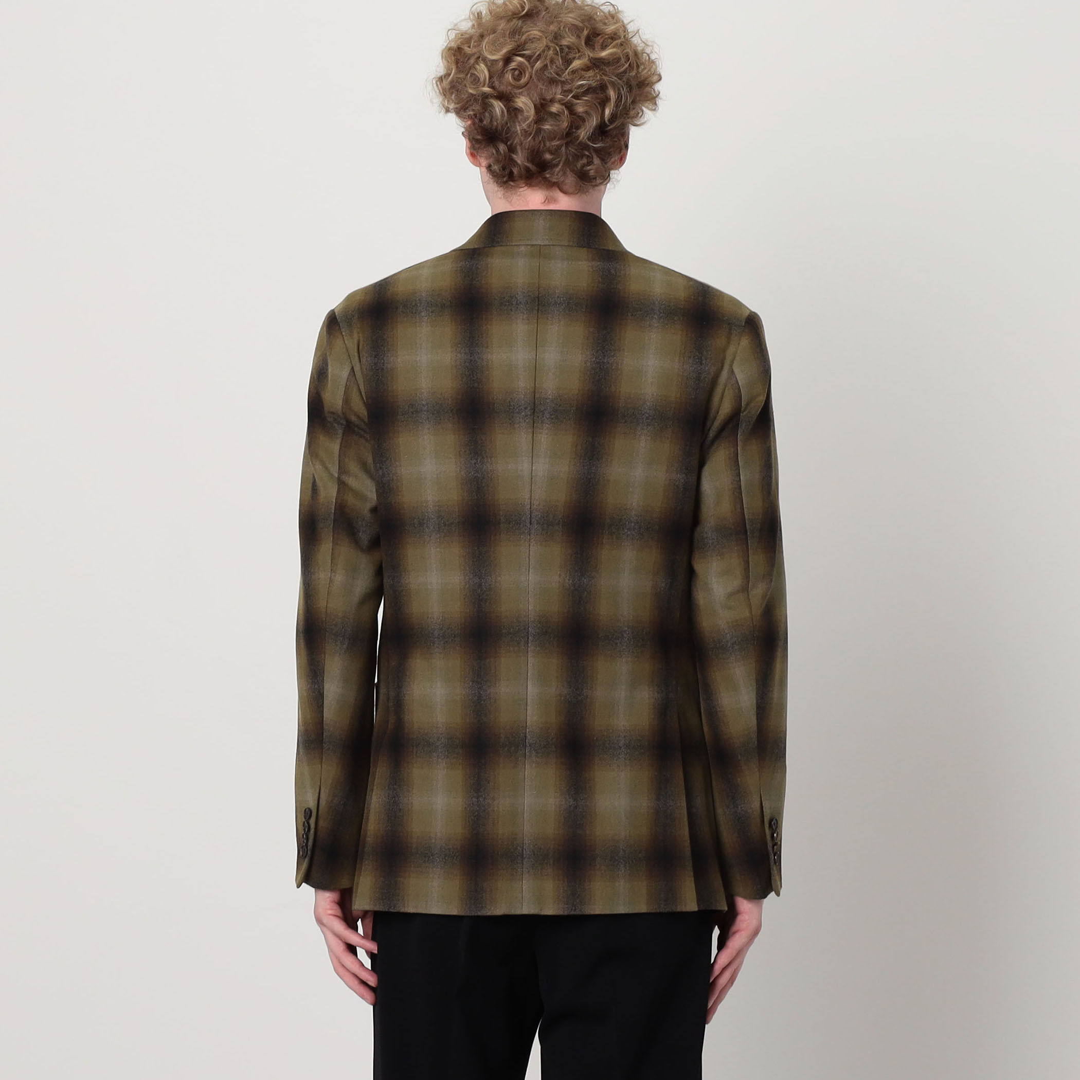 別注】PENDLETON ウールオンブレチェック ダブルブレスト4ボタン
