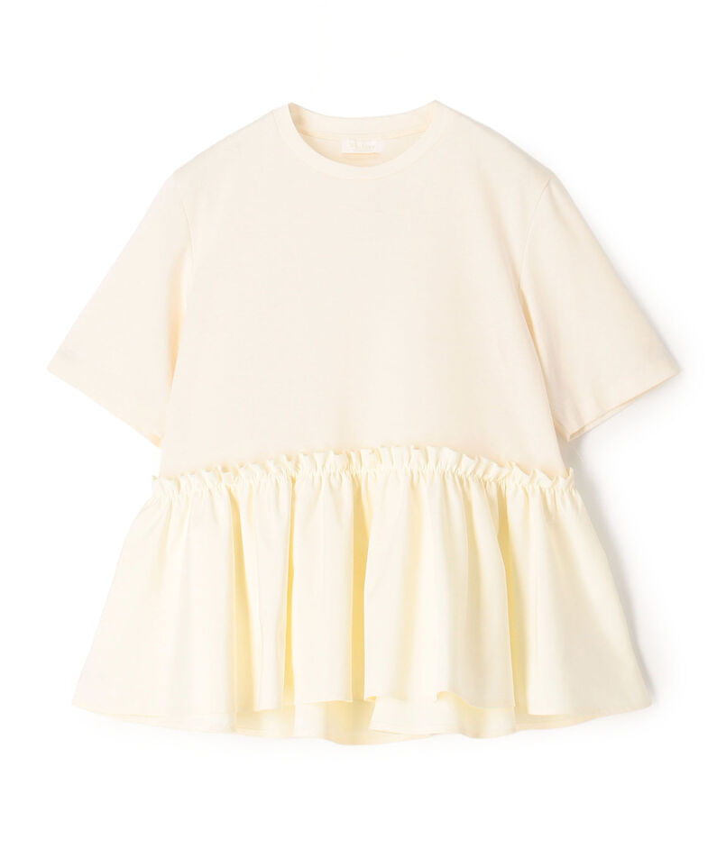 【WEB限定・先行予約】ジャージーコンビ ペプラムプルオーバー