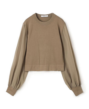 HYKE SHEER SLEEVES KNIT