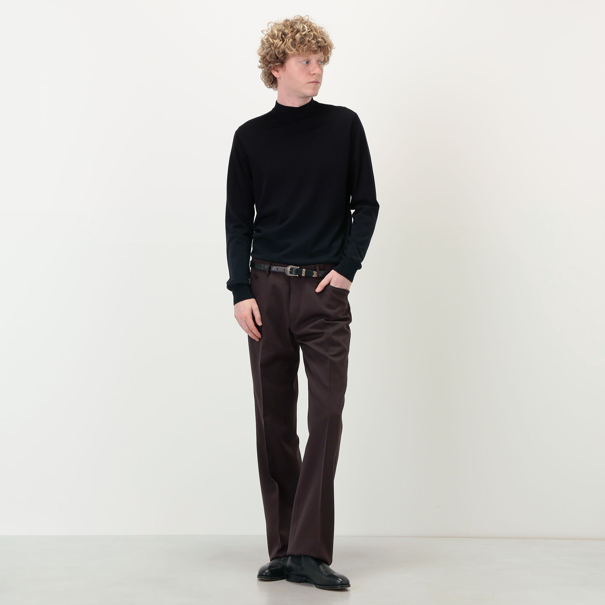 CARUSO ポリエステルウール Lポケットパンツ｜トゥモローランド 公式サイト