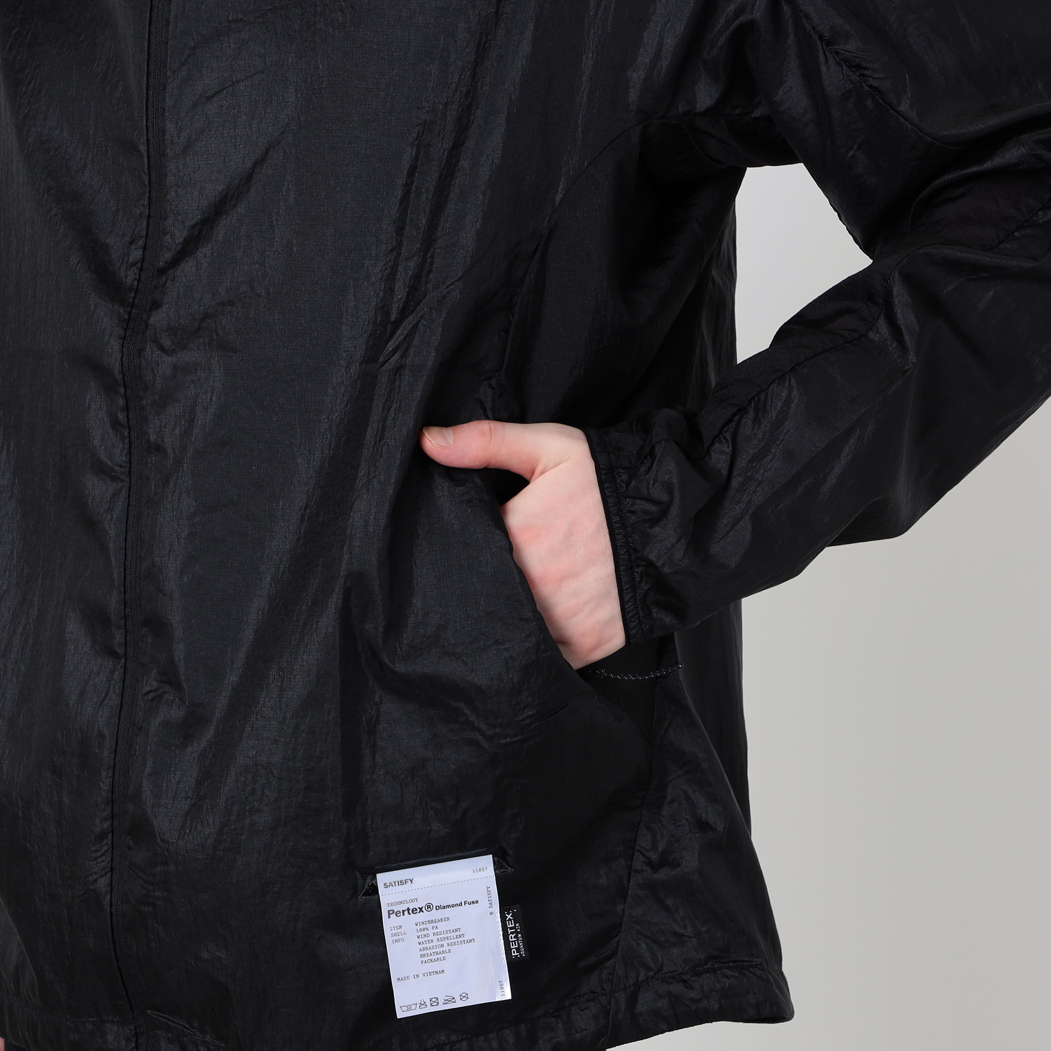 SATISFY Pertex Diamond Windbreaker ナイロン ウインドブレーカー