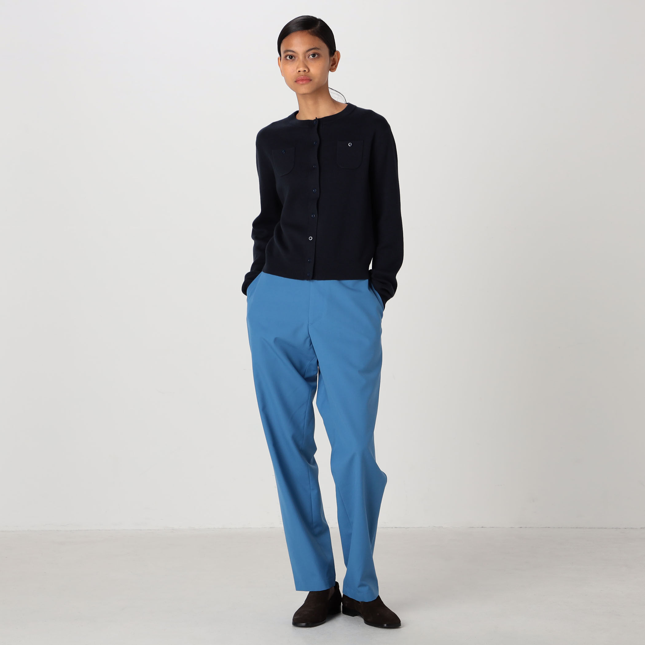 コットンカシミヤ クルーネックカーディガン｜トゥモローランド 公式通販