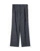 JAN MACHENHAUER James Pants Denim 1プリーツ コットンデニムパンツ