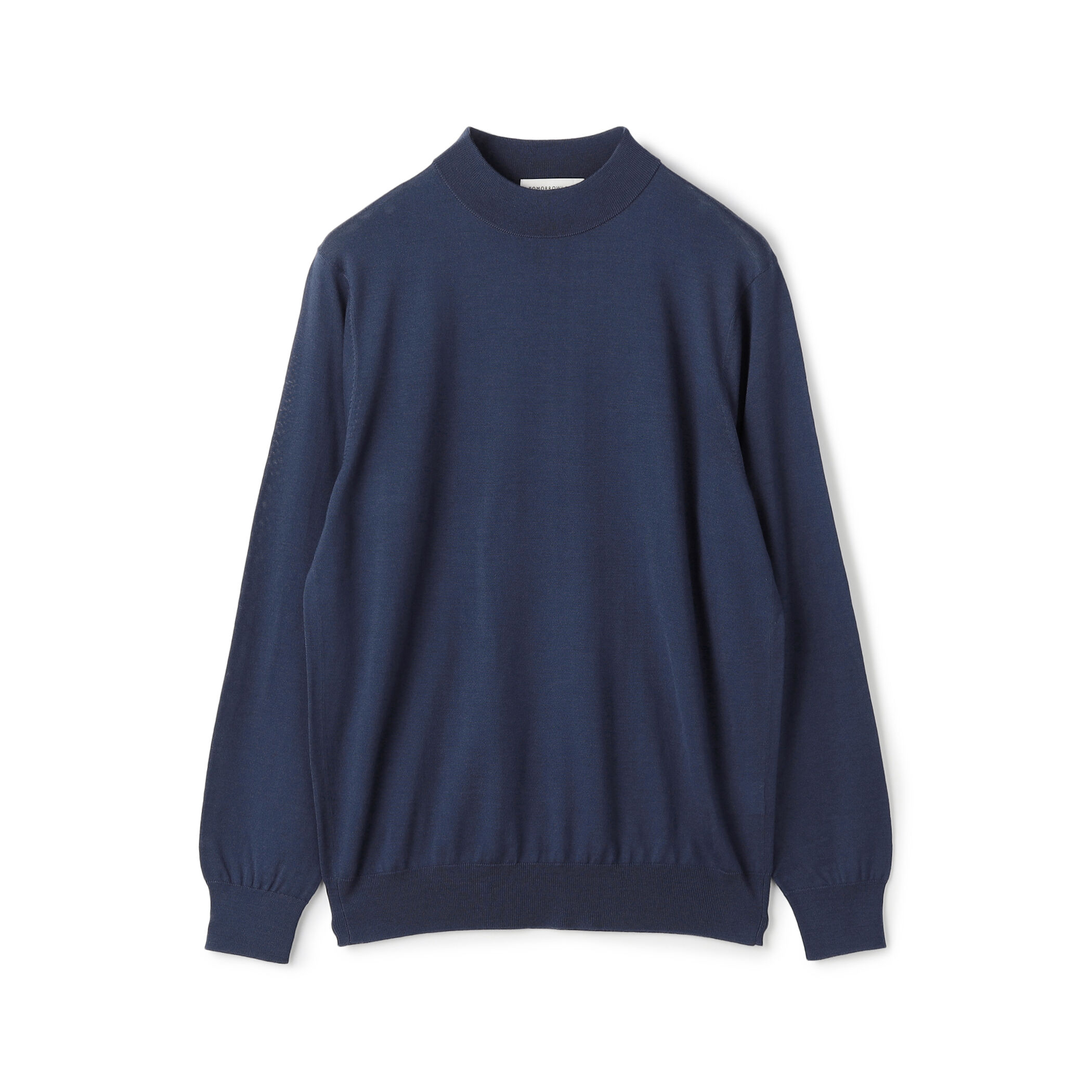 □TOMORROWLAND tricot スーパーファインメリノウール モックネック