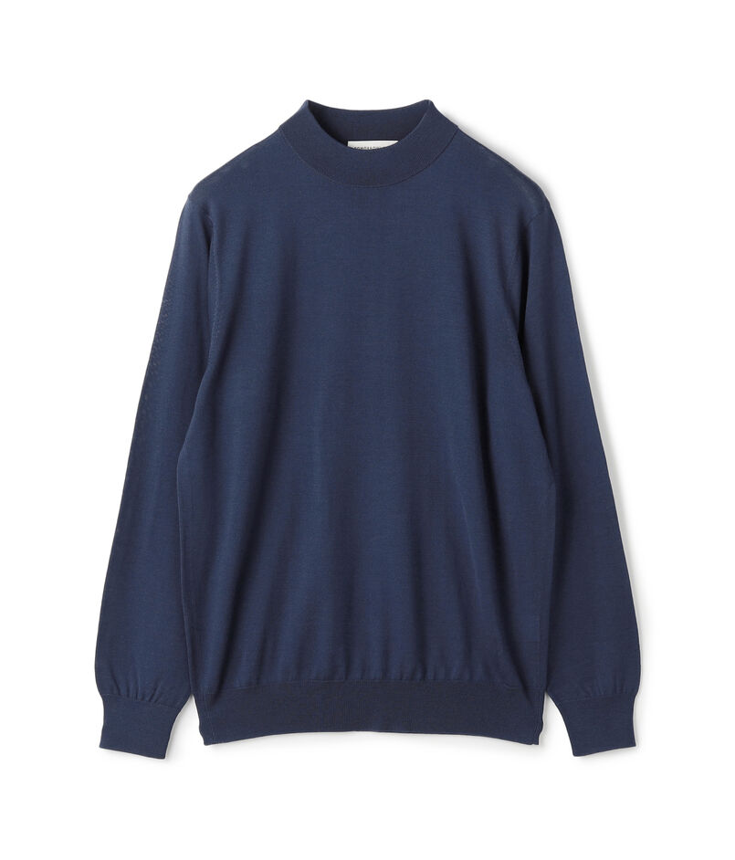 ■TOMORROWLAND tricot スーパーファインメリノウール モックネックプルオーバー