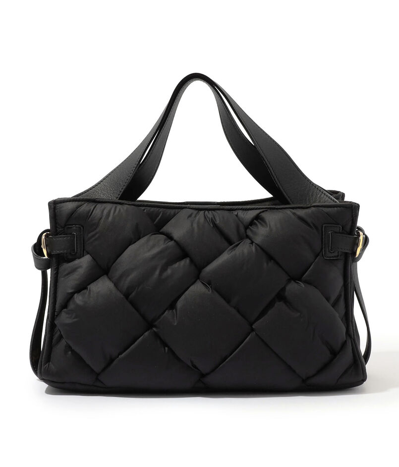 VIOLAd'ORO NYLON BOX TOTE ハンドバッグ