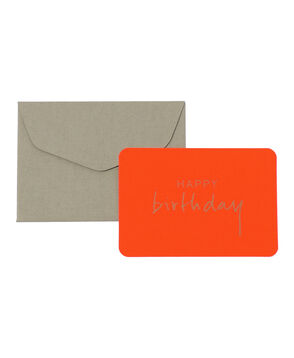 Le Typographe HAPPY birthday ミニカード